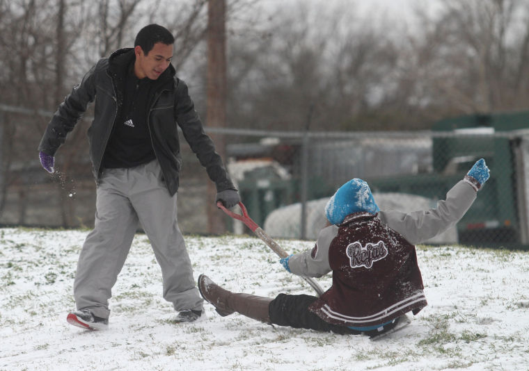 Snow in Central Texas